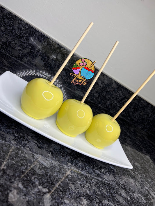 Plate of Candy Apples - How to make Candy Apples video tutorial